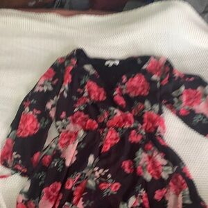 Maurices Black and Red Dress